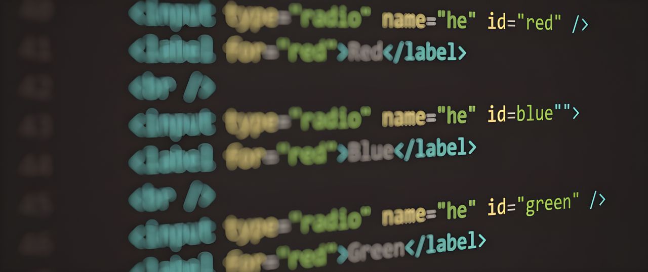 Crafting Captivating Headlines: Your awesome post title goes here HTML code displayed on a screen, demonstrating web structure and syntax.